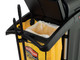 FG9T7500BLA - Rubbermaid HYGEN High-Security Cleaning Cart - Waste Cover Detail