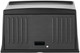 FG9T0000BLA - Rubbermaid Executive Locking Security Hood for Housekeeping Carts - Black - Front