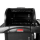 FG9T8600BLA - Rubbermaid Security Compartment - Front with Roll-Top Lid Open