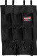 FG9T9000BLA - Rubbermaid Executive Fabric Cart Organiser with 9 Pockets