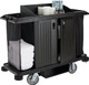 FG618900BLA - Rubbermaid Traditional Housekeeping Cart - Large - With Locking Doors