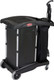 FG9T7700BLA - Rubbermaid Ultra-Compact High-Capacity Housekeeping Cart - With Hoover