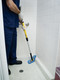 FGQ89100BL00 - Rubbermaid HYGEN Microfibre Flexi-Frame Wet Cover - Blue - Cleaning Shower