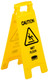 FG611277YEL - Rubbermaid 2-Sided Floor Sign - Caution Wet Floor Symbol