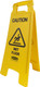 FG611277YEL - Rubbermaid 2-Sided Floor Sign - Caution Wet Floor Symbol