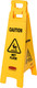 FG611477YEL - Rubbermaid 4-Sided "Caution" Safety Sign - 96.5cm - Yellow
