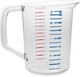 FG321700CLR - Rubbermaid Bouncer Measuring Cup - 1.9 Ltr - Clear - Millilitre Measuring Guide