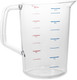 FG321800CLR - Rubbermaid Bouncer Measuring Cup - 3.8 Ltr - Clear - Litre Measurement Guide
