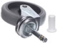 Rubbermaid FG3424L60000 - Rubbermaid Replacement Swivel Castor for Utility Carts