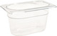 FG101P00CLR - Rubbermaid Gastronorm Food Pan - GN 1/9 - 100mm - Clear