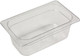 FG111P00CLR - Rubbermaid Gastronorm Food Pan - GN 1/4 - 100mm - Clear