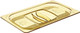 FG214P00AMBR - Rubbermaid Hard Cover - GN 1/4 - Amber