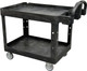 FG452088BLA - Rubbermaid BRUTE 2-Shelf Heavy-Duty Utility Cart - Medium - Black
