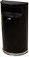 FGSO820PLBK - Rubbermaid Half-Round Bin with Flat Top - 34 Ltr - Black/Chrome