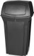 FG843088BLA - Rubbermaid Ranger Container with Two Doors - 132.5 Ltr - Black