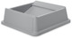 FG266400GRAY - Rubbermaid Untouchable Swing Lid - 132.5 Ltr - Grey