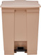 Rubbermaid Legacy Step-On Pedal Bin - 45 Ltr - Beige - FG614400BEIG