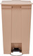 Rubbermaid Legacy Step-On Pedal Bin - 87 Ltr - Beige - FG614600BEIG