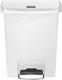 1883555 - Rubbermaid Slim Jim Front Step Pedal Bin - 30 Ltr -  White