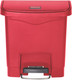 1883563 - Rubbermaid Slim Jim Front Step Pedal Bin - 15 Ltr - Red