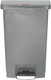 1883602 - Rubbermaid Slim Jim Front Step Pedal Bin - 50 Ltr - Grey