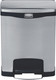 1901985 - Rubbermaid Slim Jim Front Step Pedal Bin - 30 Ltr - Stainless Steel