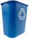 FG295673BLUE - Suitable for collecting recyclables, such as paper, plastics, cardboard, cans and more