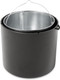 FG9W3300BLA - Rubbermaid Infinity Genie Traditional Smoking Bin - Black - Galvanised Liner in Base