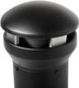 Rubbermaid Infinity Genie Traditional Smoking Bin - Black - FG9W3300BLA - Domed Cap