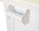 Rubbermaid BRUTE Tote with Lid - 75.5 Ltr - White - FG9S3100WHT - Handle Detail