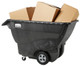 FG101300BLA - Rubbermaid Tilt Truck - 0.6 Cubic Metres - Heavy Duty - Full of Cardboard