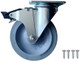 Rubbermaid Mega BRUTE Swivel Casters - 12.7cm - FG9W71L1GRAY