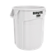 Rubbermaid BRUTE Container - 37.9 Ltr - White - FG261000WHT