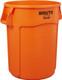 Rubbermaid Brute Container - 166.5 Ltr - Hi-Visibility Orange - 2119307