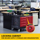 4 Locking Drawers & Lockable Cabinet for Secure Storage & Organisation