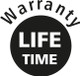 Manufacturer's lifetime warranty mark