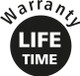 Manufacturer's lifetime warranty