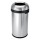 CW1407 - simplehuman Open Top Bullet Bin - 60 Ltr - Brushed Steel