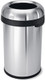 CW1469 - simplehuman Open Top Bullet Bin - 80 Ltr - Brushed Steel