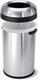 CW1469 - simplehuman Open Top Bullet Bin - 80 Ltr - Brushed Steel - Lid Removed
