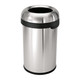 CW1469 - simplehuman Open Top Bullet Bin - 80 Ltr - Brushed Steel