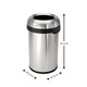 CW1469 - simplehuman Open Top Bullet Bin - 80 Ltr - Brushed Steel - Dimensions