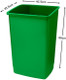510897 - Addis King Size Bin Base - 60 Ltr - Green - Dimensions