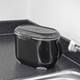 515630 - Addis Compost Caddy - 2.5 Ltr - Black/Grey - Compact design and stylish aesthetic compliments kitchens