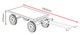 TT1000 - Armorgard Turntable Truck - Technical Drawing - Handle Extended