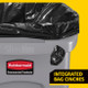 Rubbermaid Slim Jim with Venting Channels - 60 Ltr - Grey