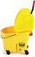 FG757788YEL - Rubbermaid WaveBrake Down Press Combo - 33 Ltr - Yellow - Side