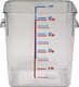 Rubbermaid FG630800CLR - Space Saving Container - 7.6 Ltr - Clear