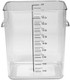 FG632200CLR - Rubbermaid Space Saving Container - 20.8 Ltr - Clear - Showing Measurement Guides