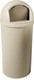 Rubbermaid Marshal Classic Container - 94.6 Ltr - Beige - FG817088BEIG  - Flap Open